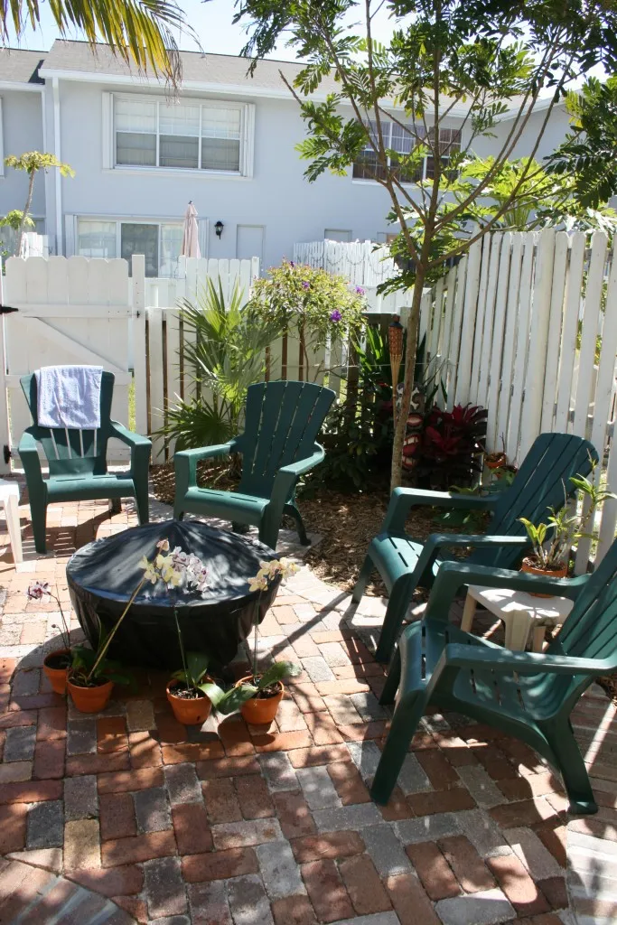 The garden space as it started out